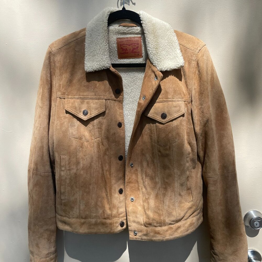 Levi Suede Jacket Size medium